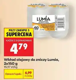 Biedronka Wkład olejowy do zniczy Lumia, 2x150 g oferta