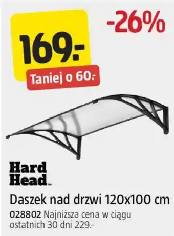 Daszek nad drzwi Hard Head