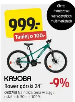 Jula Kayoba Rower górski 24" oferta