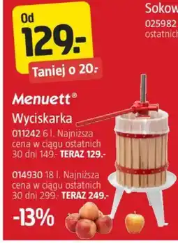 Jula Wyciskarka Menuett oferta