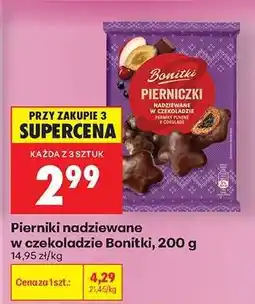 Biedronka Pierniki nadziewane w czekoladzie Bonitki, 200 g oferta