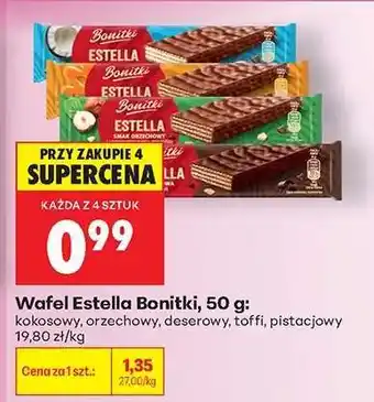 Biedronka Wafel Estella Bonitki, 50 g oferta