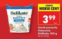 Biedronka Serek puszysty klasyczny Delikate, 150 g oferta