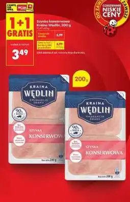 Biedronka Szynka konserwowa Kraina Wędlin , 200 g oferta