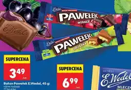 Biedronka Baton Pawełek E.Wedel 45 g oferta