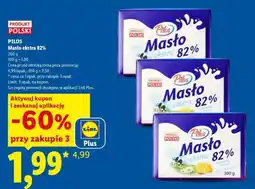 Lidl PILOS Masło ekstra 82% oferta