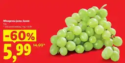 Lidl Winogrona jasne luzem oferta