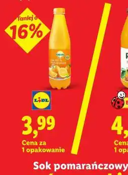 Lidl Sok pomarańczowy oferta