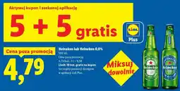 Lidl Heineken lub Heineken, 0.0% oferta