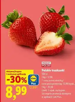 Lidl Polskie truskawki oferta