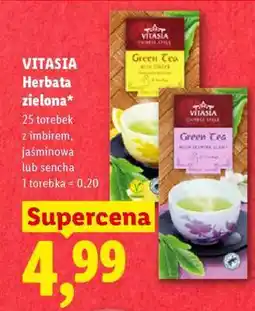 Lidl VITASIA Herbata zielona oferta