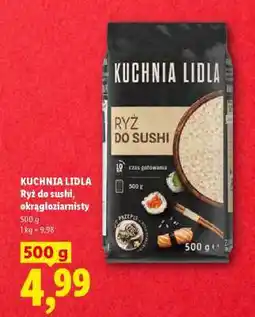 Lidl KUCHNIA LIDLA Ryż do sushi, okrągłoziarnisty oferta