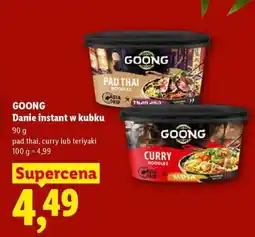 Lidl GOONG Danie instant w kubku oferta