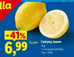 Lidl Cytryny luzem oferta