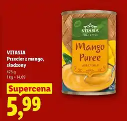 Lidl VITASIA Przecier z mango, słodzony oferta