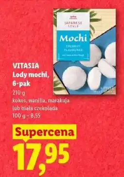 Lidl VITASIA Lody mochi, 6-pak oferta