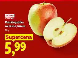 Lidl Polskie jabłka wczesne, luzem oferta