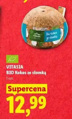 Lidl VITASIA BIO Kokos ze słomką oferta