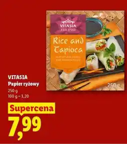 Lidl VITASIA Papier ryżowy oferta