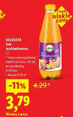 Lidl SOLEVITA Sok multiwitamina oferta