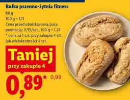 Lidl Bułka pszenno-żytnia fitness oferta