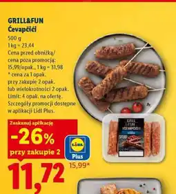 Lidl GRILL&FUN Ćevapčići oferta