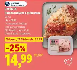 Lidl Rolada indycza z pietruszką oferta