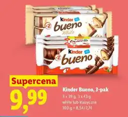 Lidl Kinder Bueno, 3-pak oferta