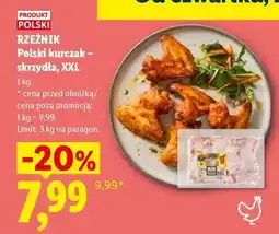 Lidl Rzeźnik Polski kurczak – skrzydła, XXL oferta