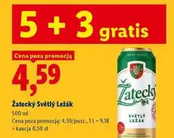 Lidl Žatecký Světlý Ležák oferta