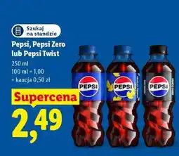 Lidl Pepsi, Pepsi Zero lub Pepsi Twist oferta