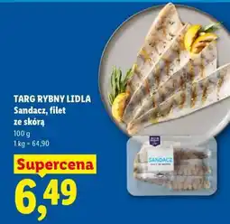 Lidl SANDACZ FILET ZE SKÓRĄ oferta