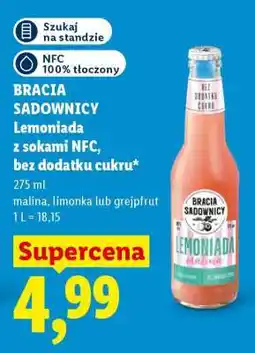 Lidl BRACIA SADOWNICY Lemoniada oferta