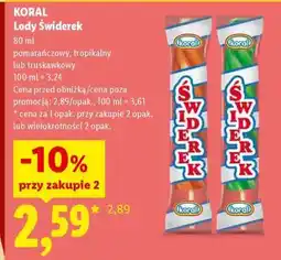 Lidl KORAL Lody Świderek oferta