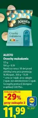 Lidl ALESTO Orzechy makadamia oferta