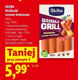 Lidl SKIBA Kiełbaski serowo-bekonowe oferta