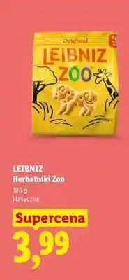 Lidl LEIBNIZ Herbatniki ZOO oferta