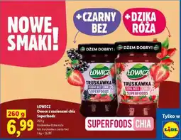 Lidl ŁOWICZ Owoce z nasionami chia Superfoods oferta