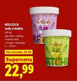 Lidl WILLISCH Lody w kubku oferta