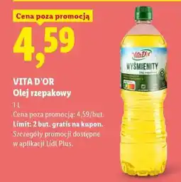 Lidl VITA D’OR Olej rzepakowy oferta