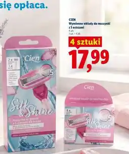 Lidl CIEN Wymienne wkłady do maszynki z 5 ostrzami oferta