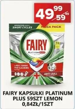 Spiżarnia Smakosza FAIRY KAPSUŁKI PLATINUM PLUS 59SZT LEMON oferta