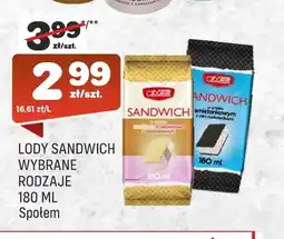 Społem Lody Społem oferta