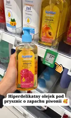 Rossmann Olejek pod prysznic Bambino Rodzina piwonia oferta