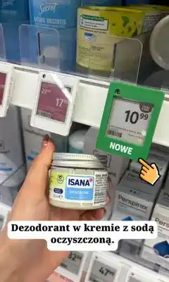 Rossmann Dezodorant w kremie Isana oferta