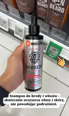 Rossmann Szampon do brody i włosów Barbero oferta
