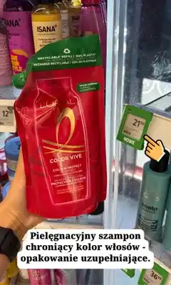 Rossmann Szampon do włosów L'Oréal Paris Elseve Color Vive opakowanie uzupełniające oferta