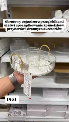 Pepco Obrotowy organizer z przegródkami Pepco Home oferta