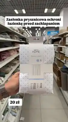 Pepco Zasłonka prysznicowa Pepco Home oferta