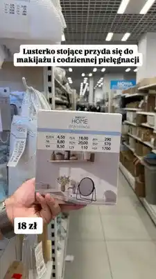 Pepco Lusterko stojące Pepco Home Iron Mirror oferta